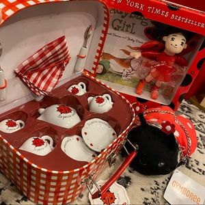 XMAS GIFT SET! Ladybug 🐞 book doll purse tea set